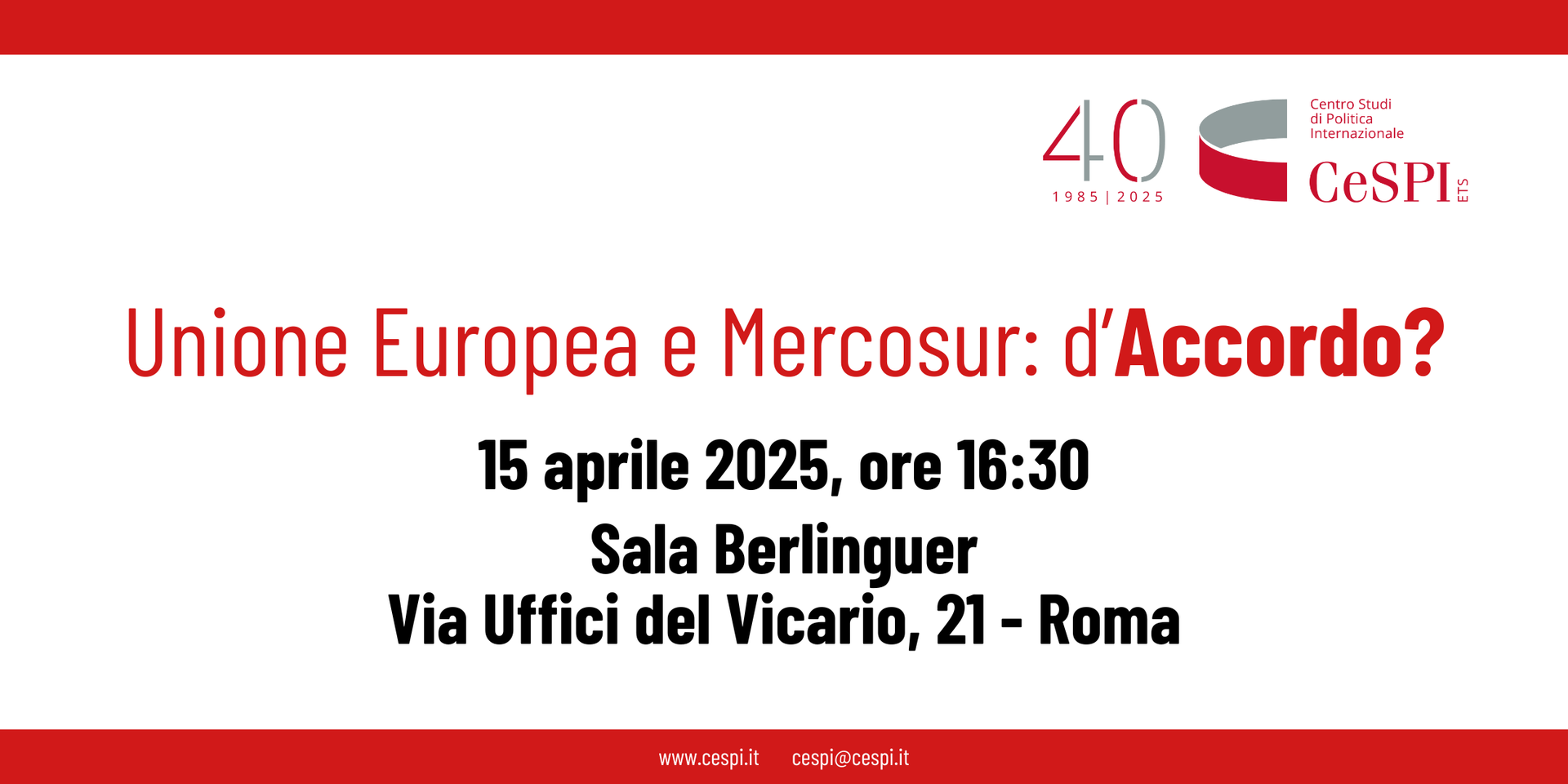 Unione Europea e Mercosur: d'Accordo?